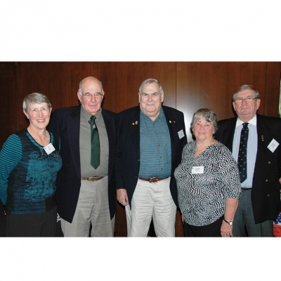 The Originals: At AGM and Conference held in Palmerston North three years ago. From left Di Pritt, Jim Campbell, Ian Parani, Dawn Parani, and Paul Parani. 