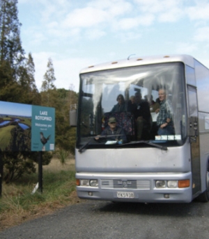 First stop, Lake Rotopiko